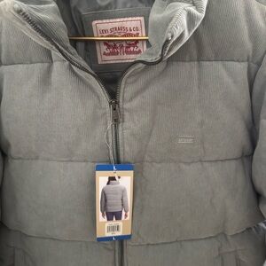 NWT Levi's Sage Green Puffer Jacket